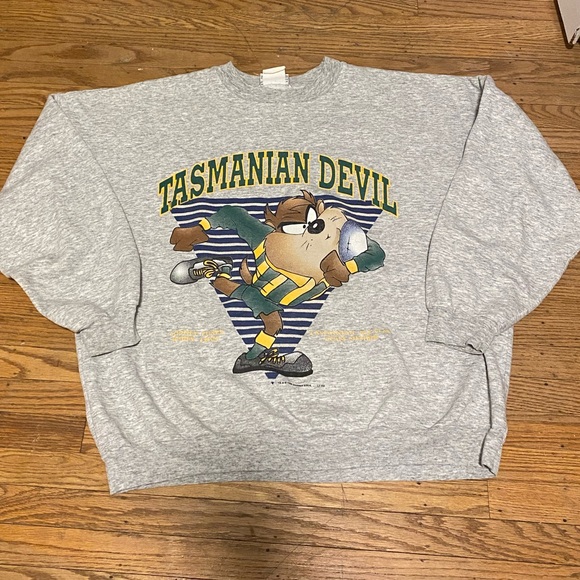 looney tunes Other - Vintage Looney Tunes Taz crewneck dated 1996 size L/XL.  No flaws.